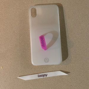 White Ombré Loopy Case for iPhone XS Max!